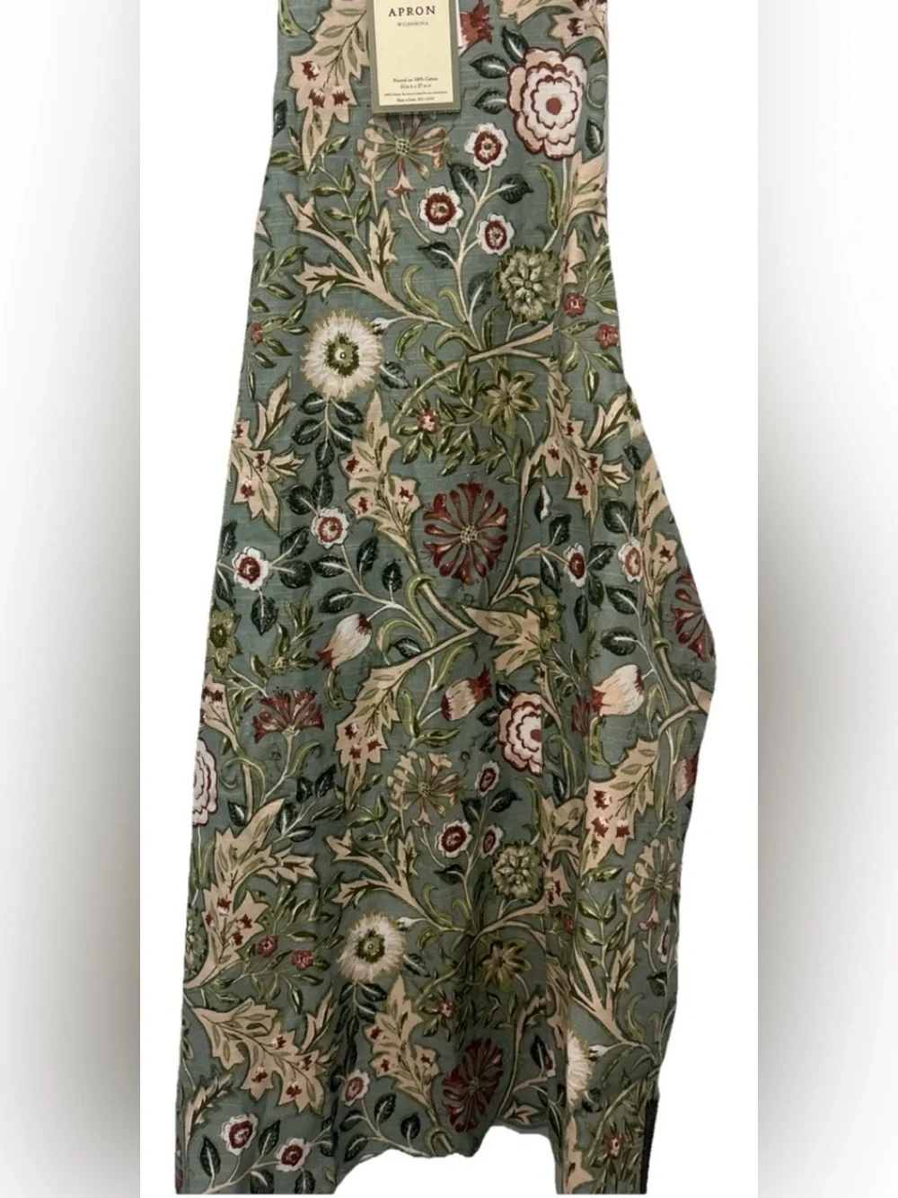 Morris & Co Wilhemina English Garden Kitchen Chef Apron - 100% Cotton 35